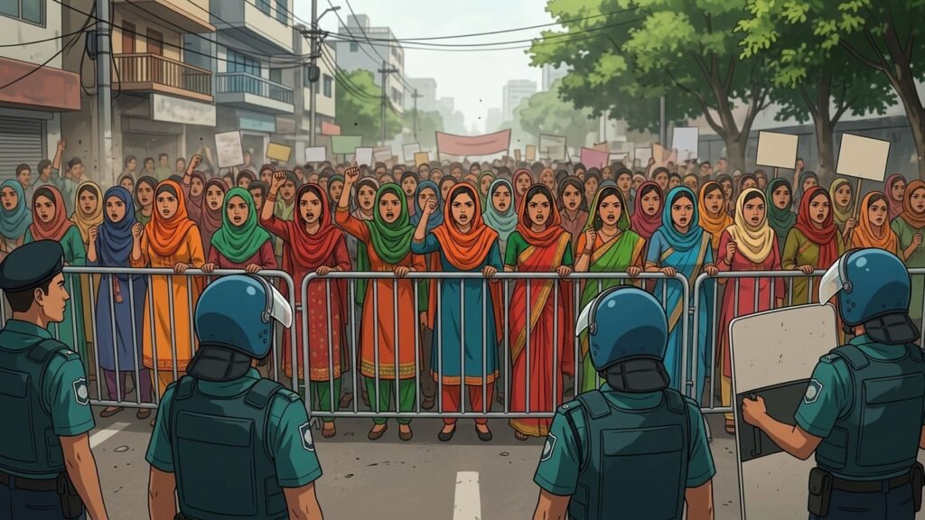 Garment workers block Dhaka-Tangail highway in Gazipur demanding higher pay