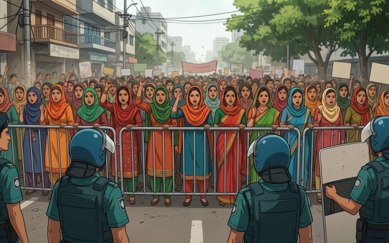 Garment workers block Dhaka-Tangail highway in Gazipur demanding higher pay