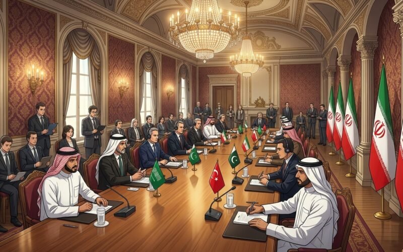 Saudi, Pakistani and Turkish officials meet Iran leaders in Tehran, agree to continue dialogue