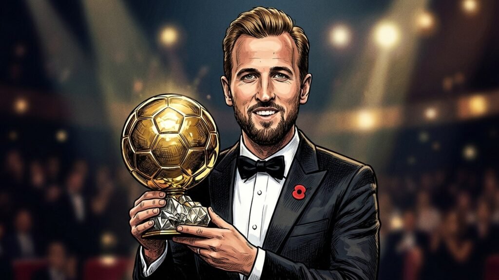 Kane's dream night: England captain wins the Ballon d'Or